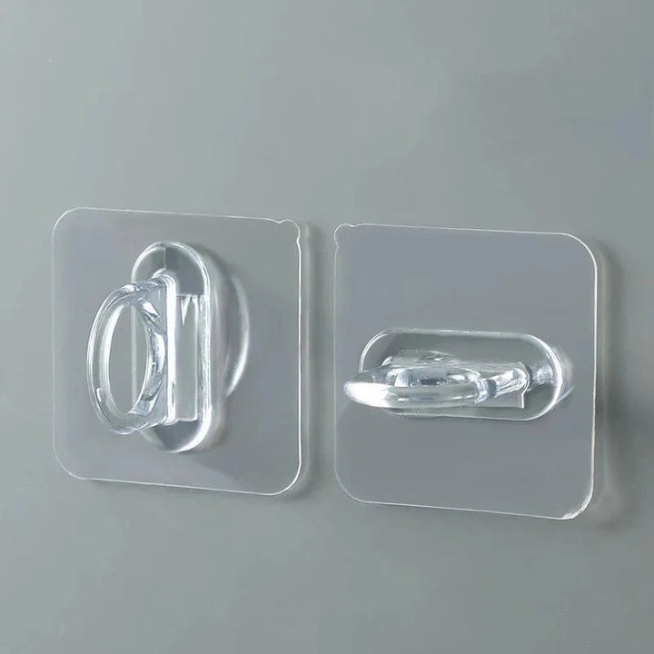 Lisslune | Transparent suction cup hook set for effortless wall organization