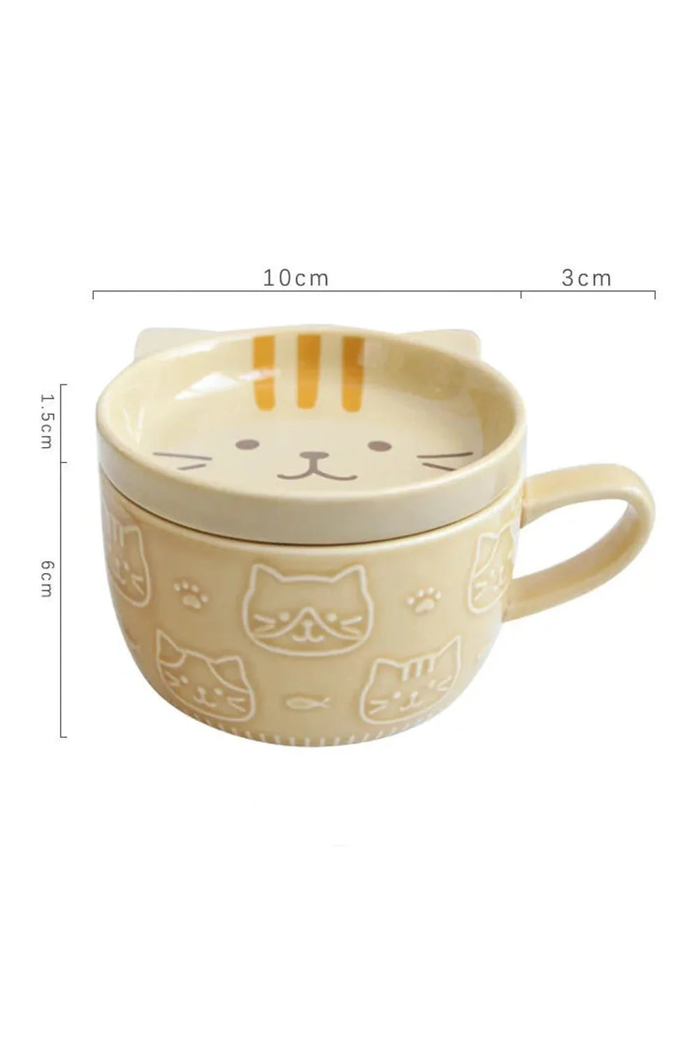 Lisslune | Cartoon Cat Coffee Mug
