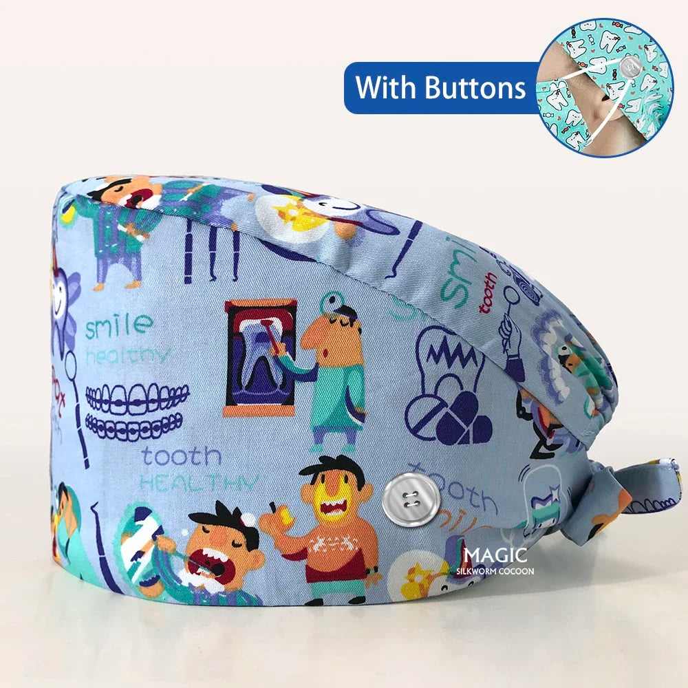 Lisslune | Tooth pressure customizable medical hats for dental and caregiving use