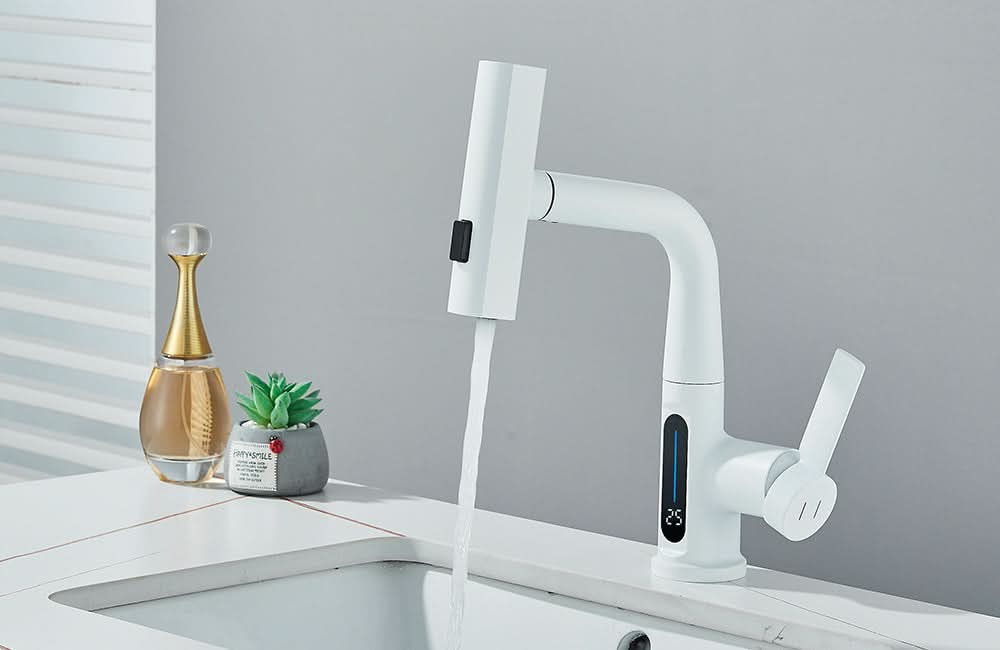 Lisslune | LUXOR - Modern digital washbasin tap