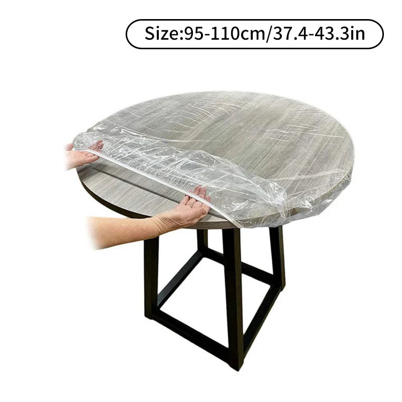 Lisslune | Transparent PVC Waterproof Long Life Protective Table Cover