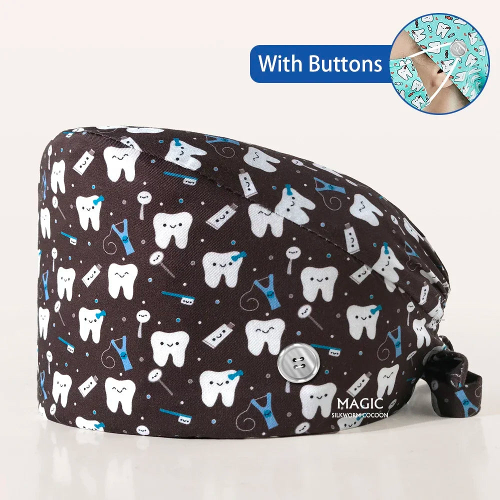 Lisslune | Tooth pressure customizable medical hats for dental and caregiving use