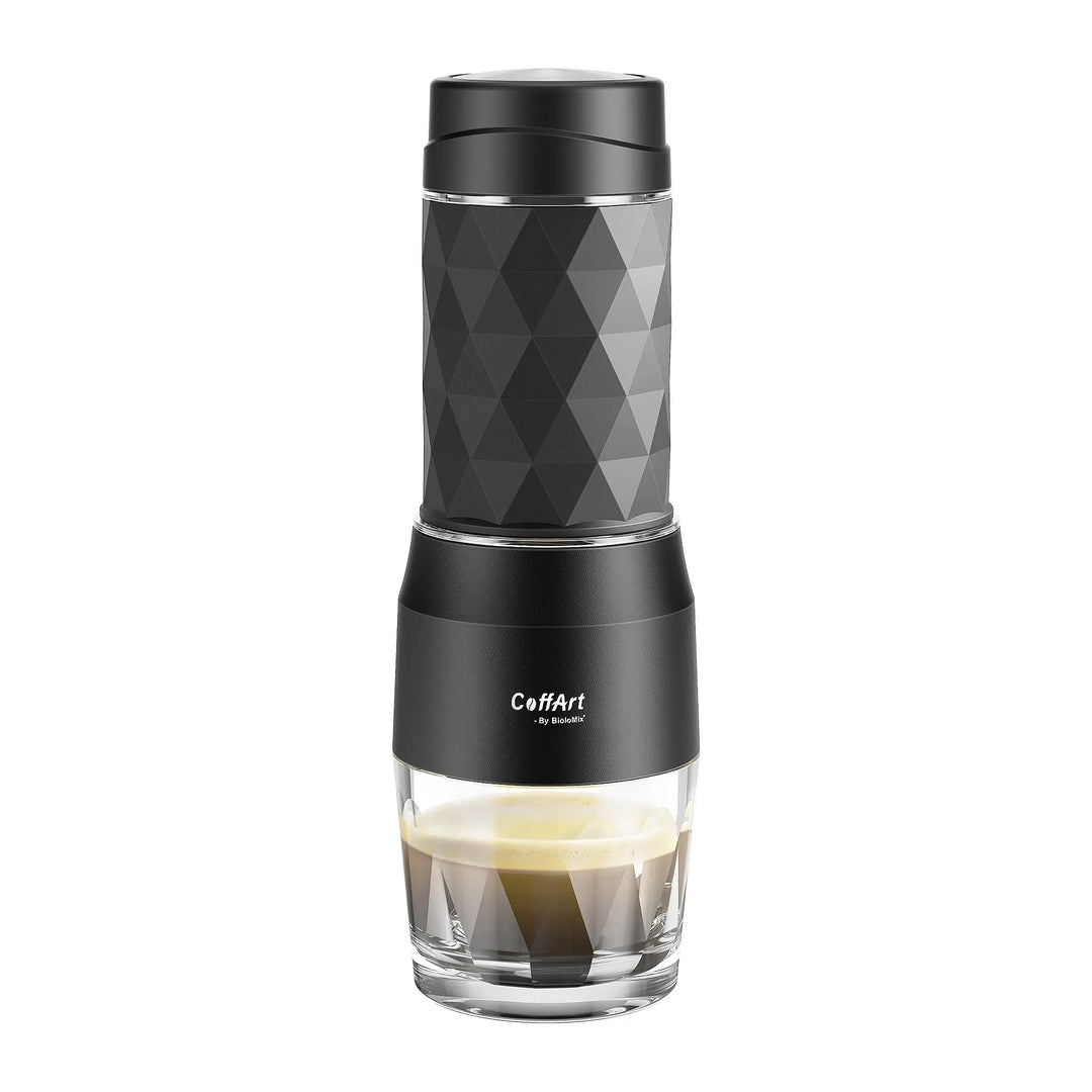 Lisslune | Portable Coffee Machine Espresso Machine Hand Press Capsule Ground Coffee Brewer Portable for Travel and Picnic, BioloMix