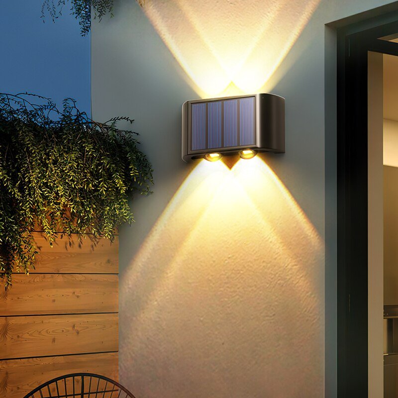 Lisslune | Waterproof Outdoor LED Solar Wall Light
