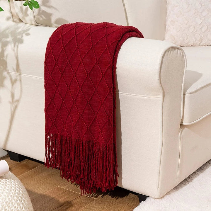 Lisslune | Diamond Fringe Blanket