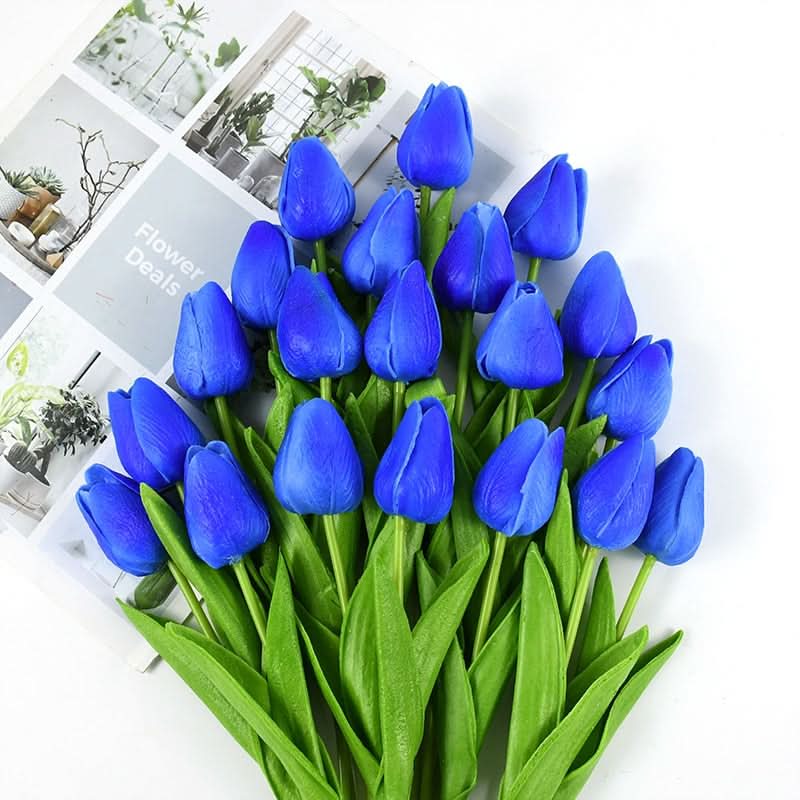 Lisslune | Artificial Tulip Bouquet with Realistic Lifelike Flowers