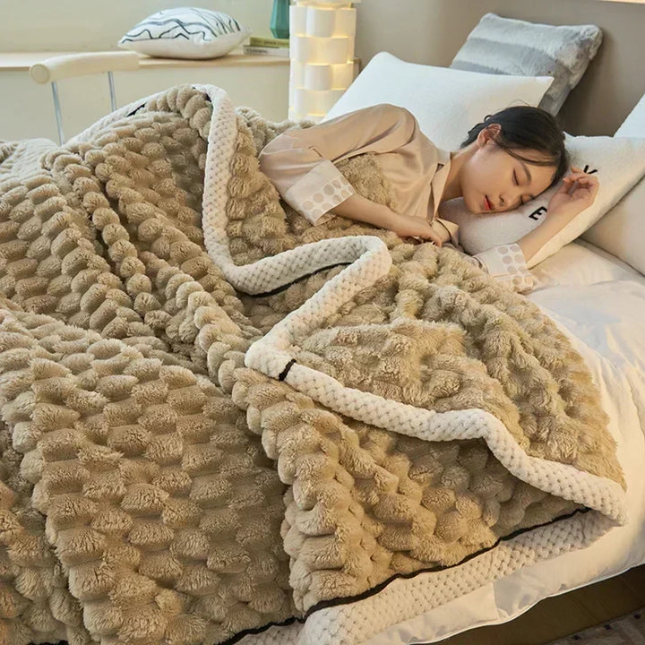 Lisslune | TurtleVelvet | Autumn Flannel Blanket