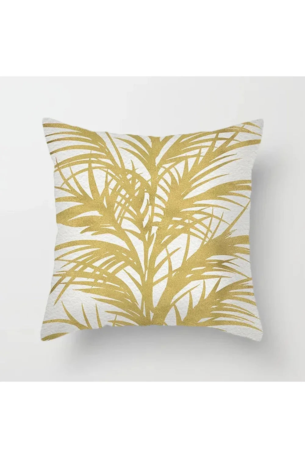 Lisslune | Yellow leaf polyester pillowcase