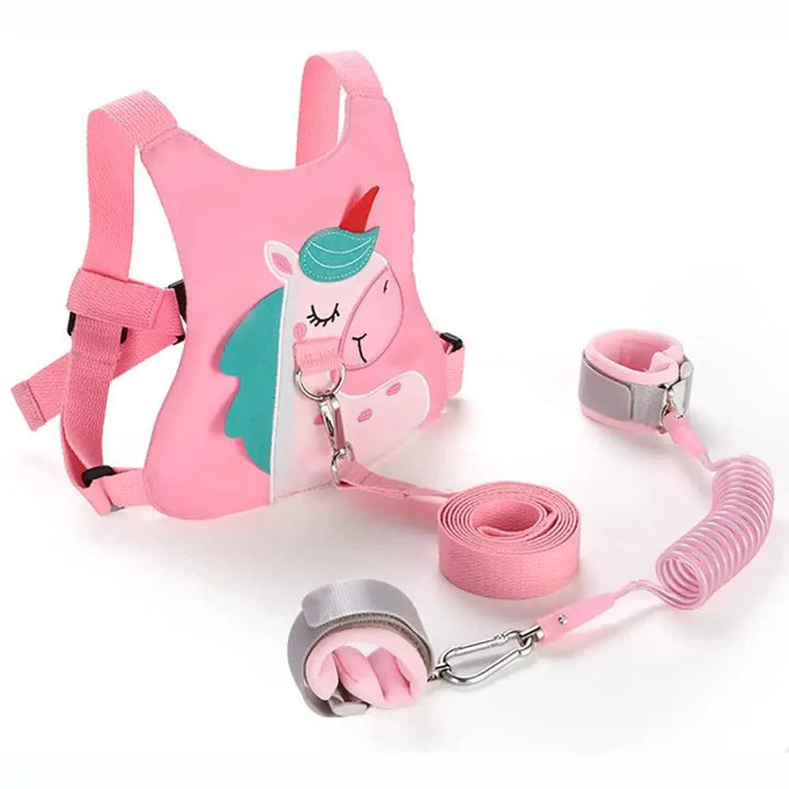 Lisslune | Charming Toddler Safety Backpack with Angel Wings and Anti-Loss Wrist Connection