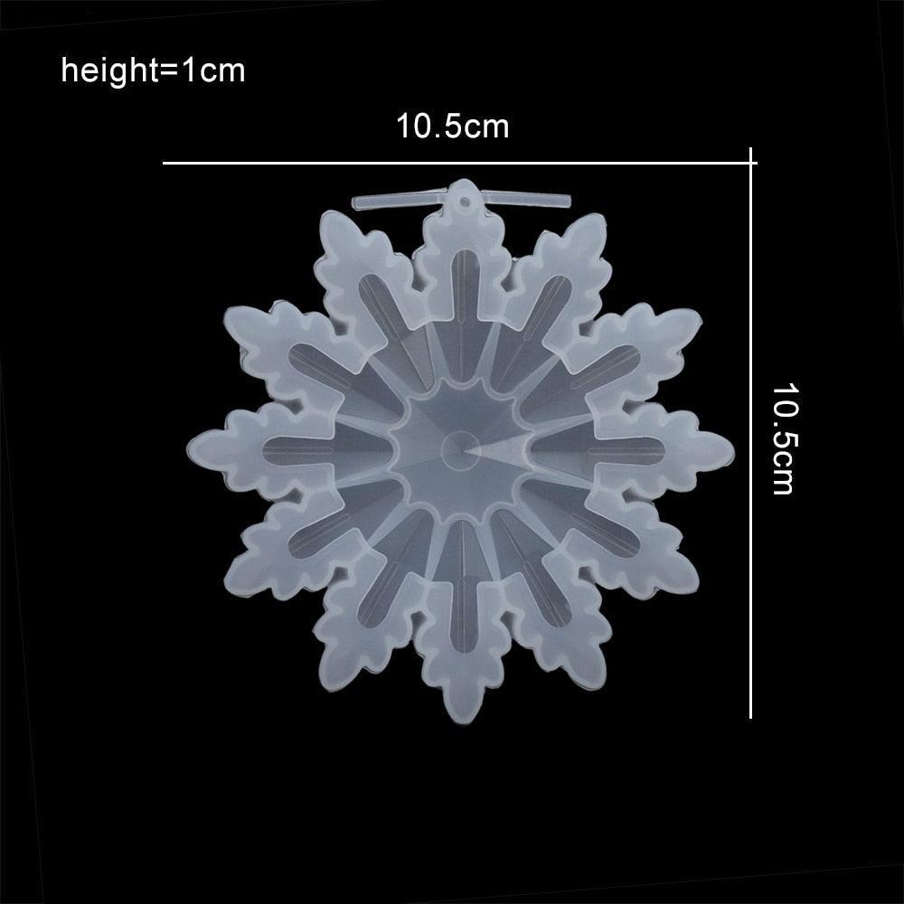 Lisslune | Charming Snowflake DIY Craft Set for Unique Christmas Jewelry and Ornaments