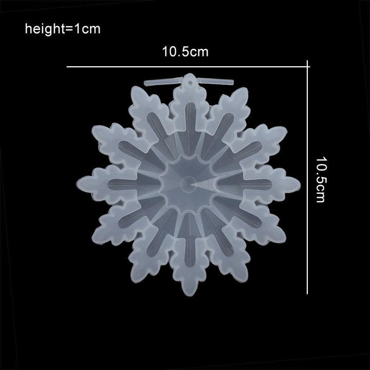 Lisslune | Charming Snowflake DIY Craft Set for Unique Christmas Jewelry and Ornaments