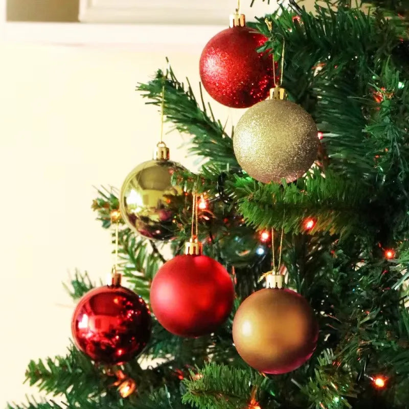 Rynx | 1pcs 120mm-250mm Pearl shiny Christmas tree ball decoration hanging for home bar party birthday wedding Xmas decoration