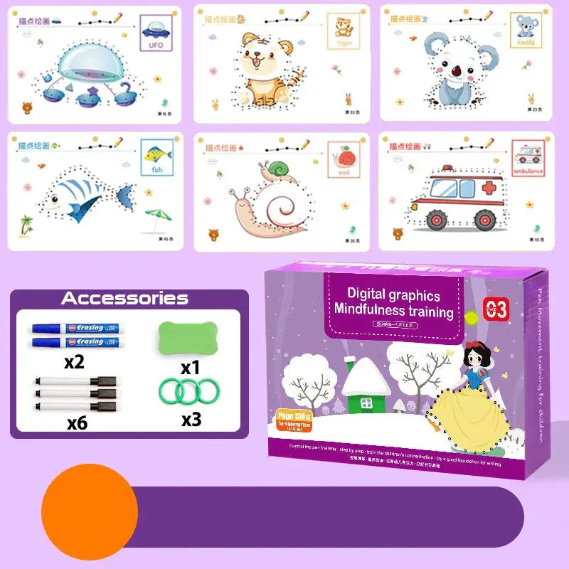 Lisslune | Magic Tracing-Workbook-Set for Kids