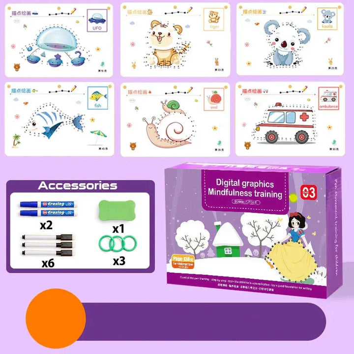 Lisslune | Magic Tracing-Workbook-Set for Kids