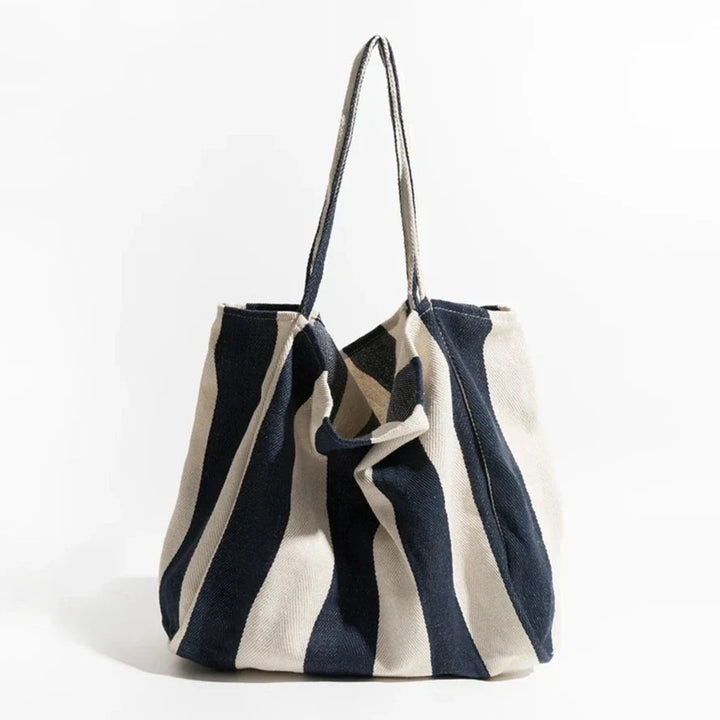 Lisslune | Striped linen tote bag