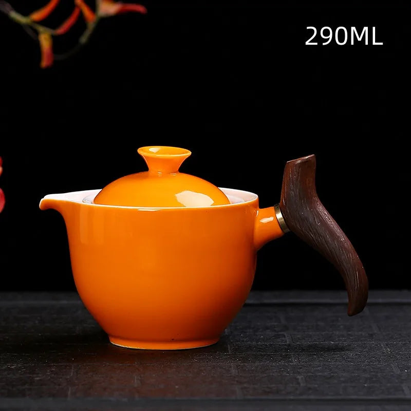 Lisslune | Traditional Harmony Ceramic Rotating Teapot