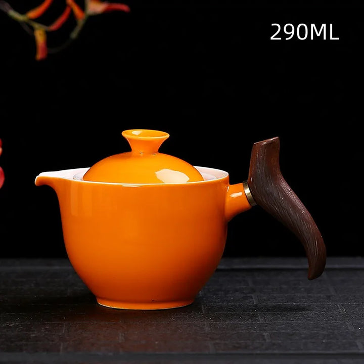 Lisslune | Traditional Harmony Ceramic Rotating Teapot