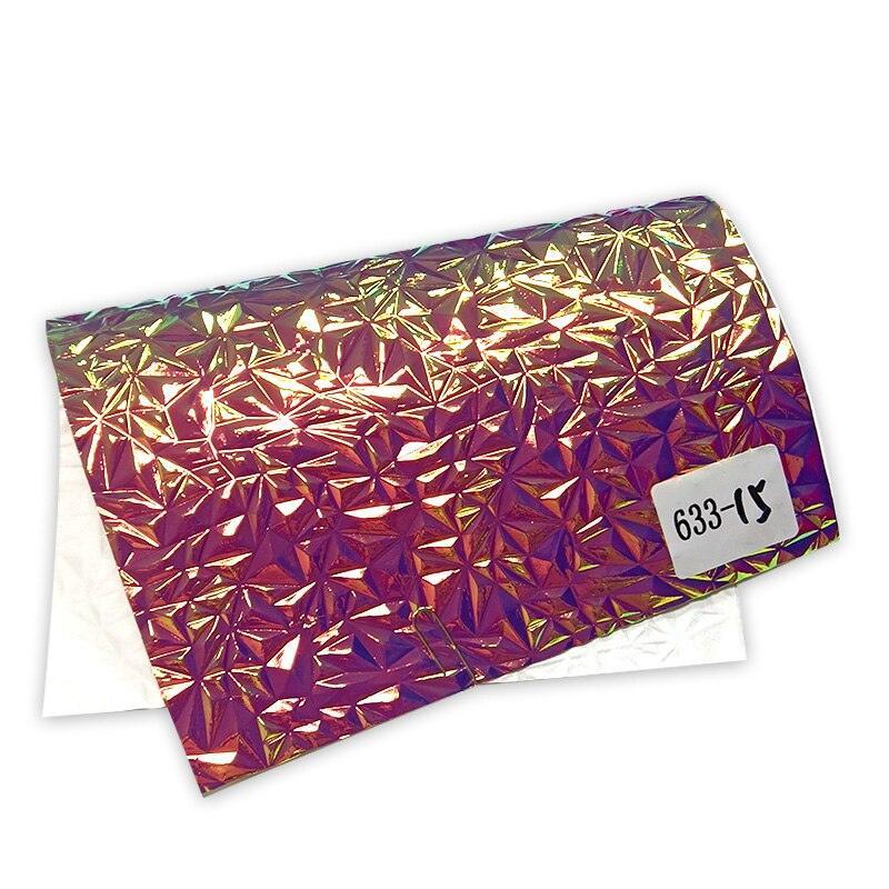 Lisslune | Shining crumpled holographic PU synthetic leather for creative creations
