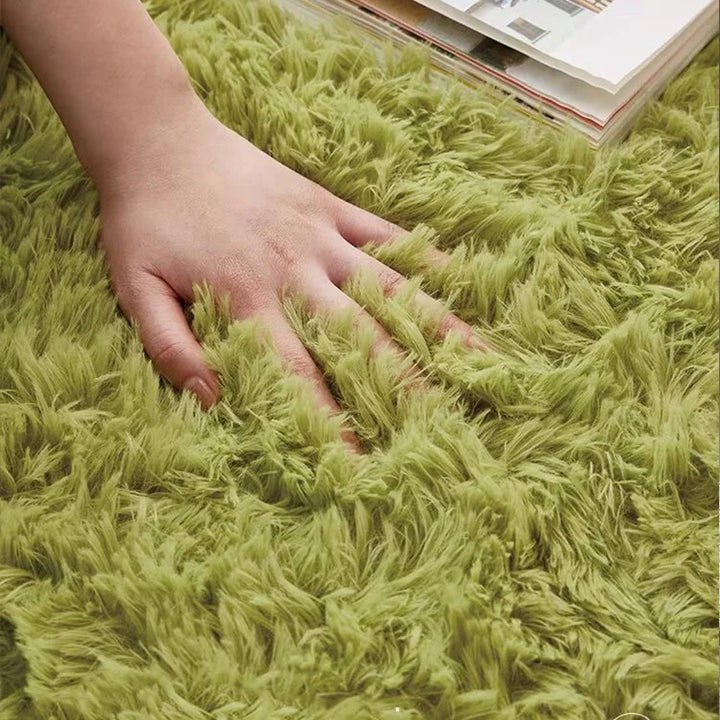 Lisslune | Fluffy Ultra Soft Non-Slip Rug with Memory Foam Cushion