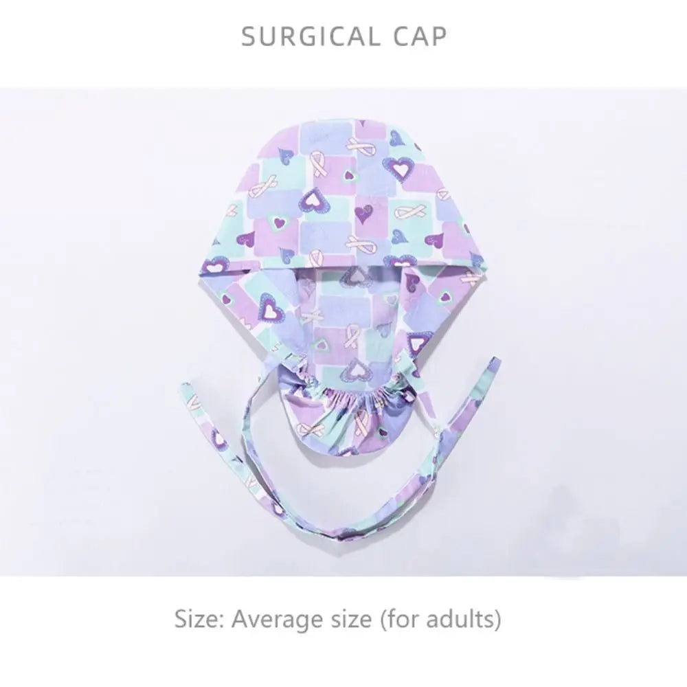 Lisslune | Adjustable surgical cap with ponytail holder and buttons