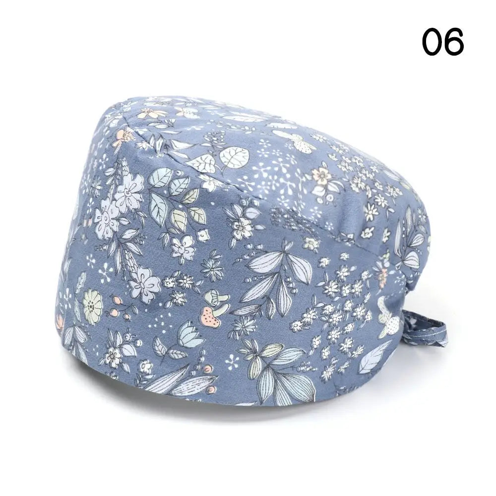 Lisslune | Adjustable surgical cap with ponytail holder and buttons