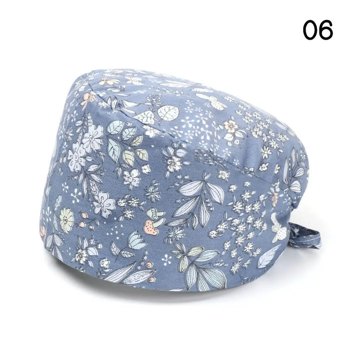 Lisslune | Adjustable surgical cap with ponytail holder and buttons