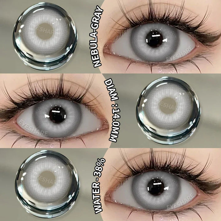 Rynx | Halloween Cosplay Colored Contact Lenses 1 Pair Cute Blue Contacts Anime Red Lenses Beautiful Pupils Green Eyelens