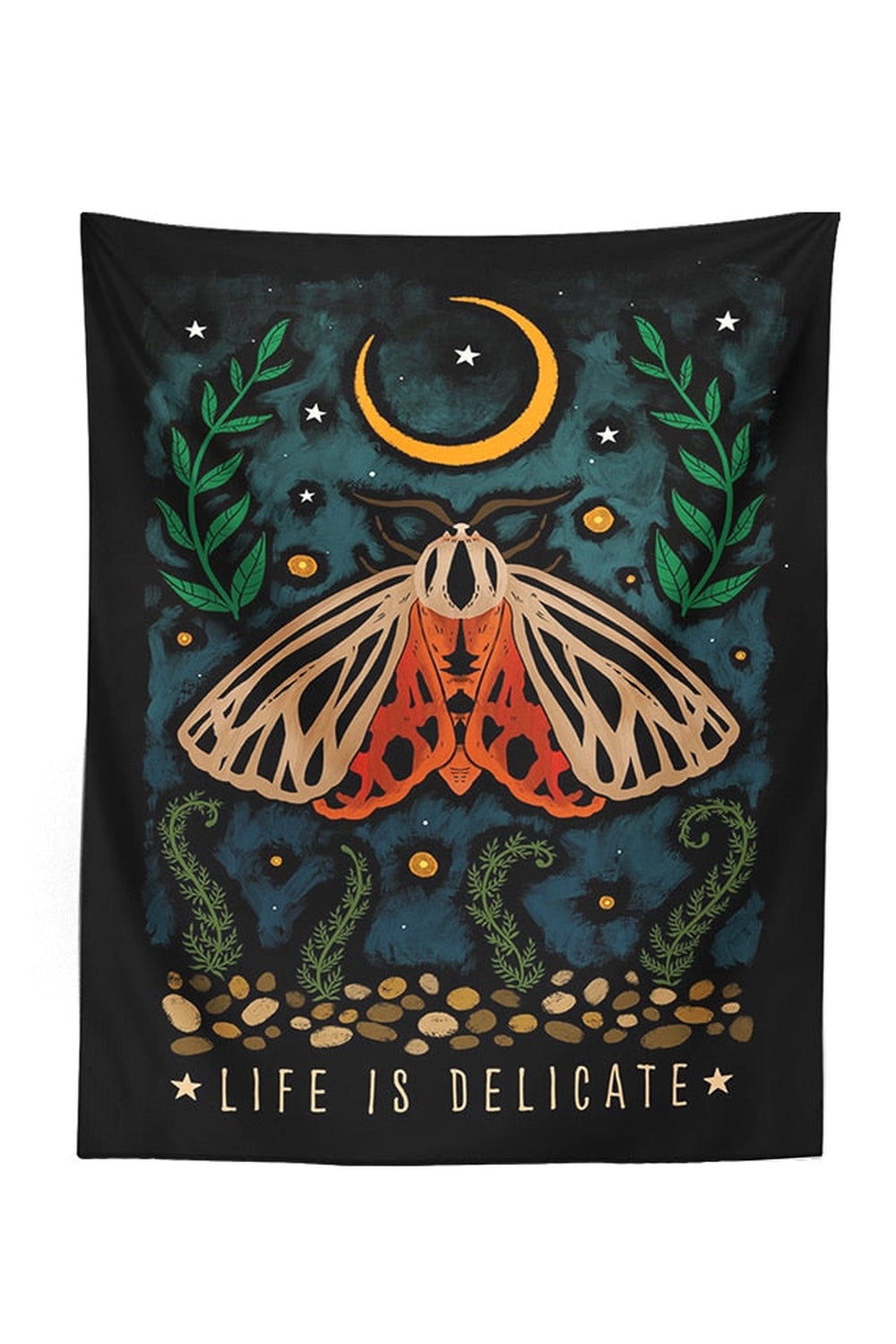 Lisslune | Moon Mushroom Tapestry
