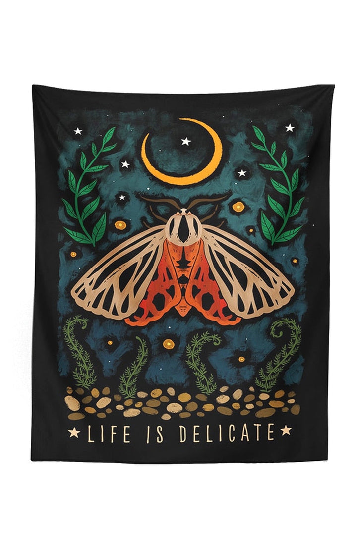 Lisslune | Moon Mushroom Tapestry