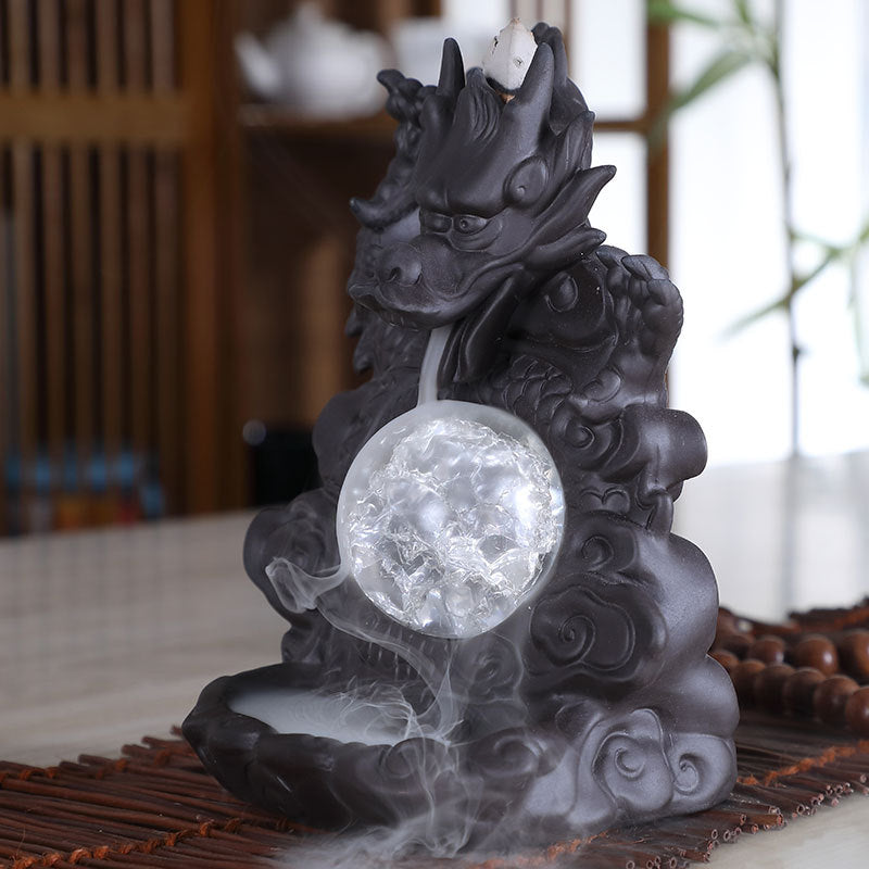 Lisslune | Mystic Dragon Lucky Clay Waterfall Burner