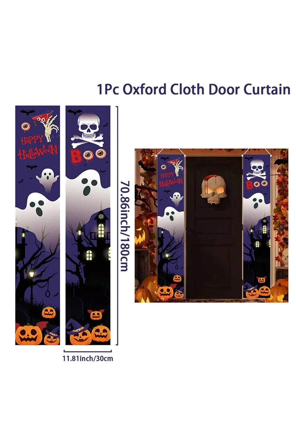 Lisslune | Halloween Trick-or-Treat Tapestry