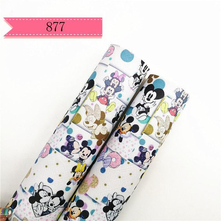 Lisslune | Cartoon-Inspired Synthetic Leather Craft Rolls - Set of 2 - 20x134cm Each