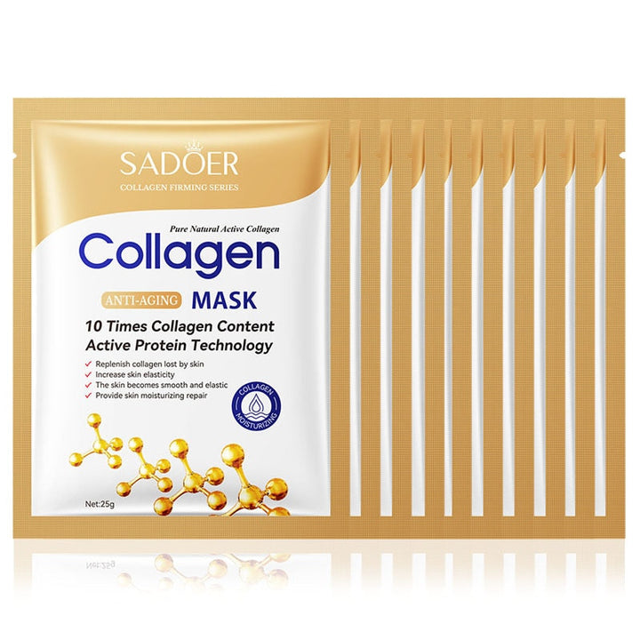 Lisslune | 10 pieces collagen face mask