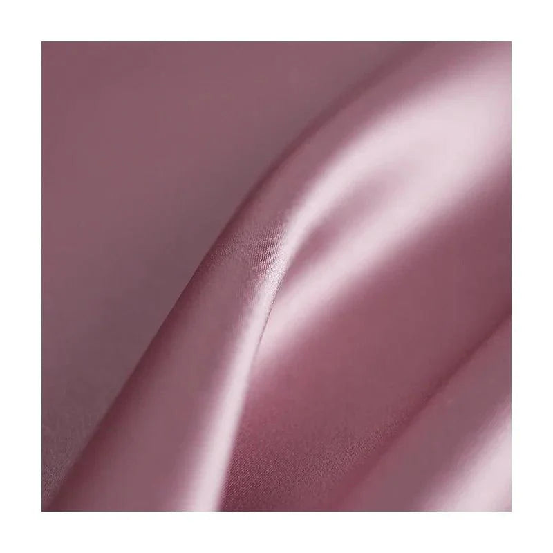 Lisslune | Opulent Red Raspberry 30 Momme Heavy Satin Silk Fabric for Refined Dress Couture and Couture Creations