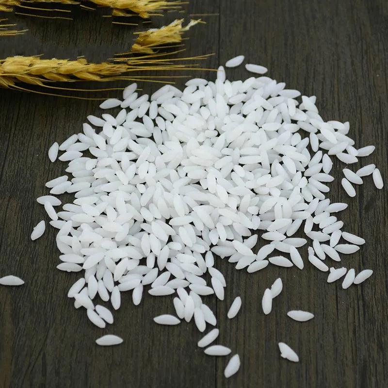 Lisslune | Realistic PVC Artificial White Rice for Event Styling and Crafts - 5-Bags Set