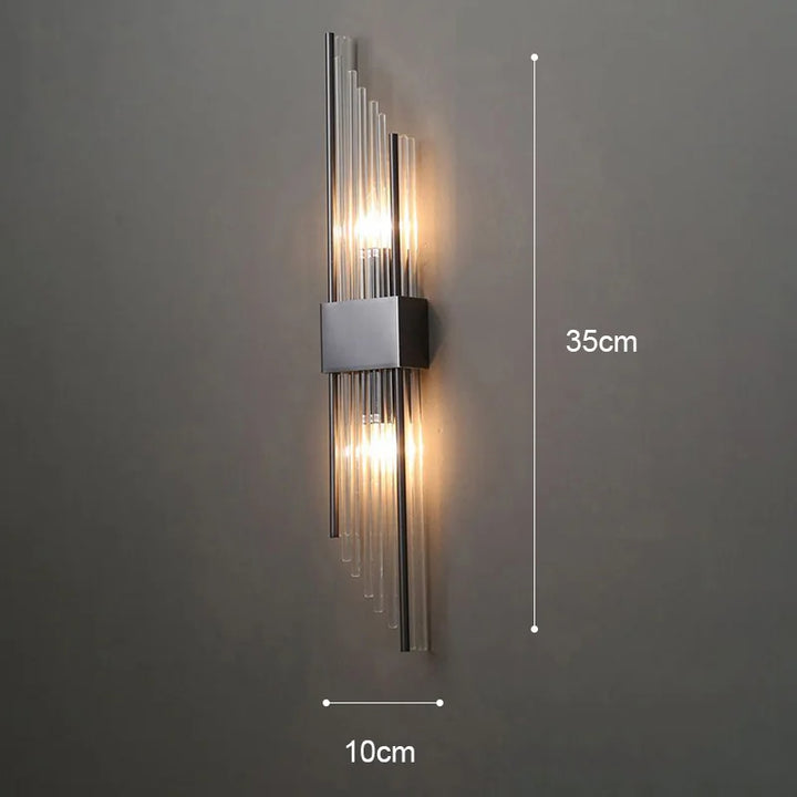 Lisslune | GoldenLuxe Elegant LED Wall Lamp | Luxurious Design in Gold | Stylish Wall Lighting