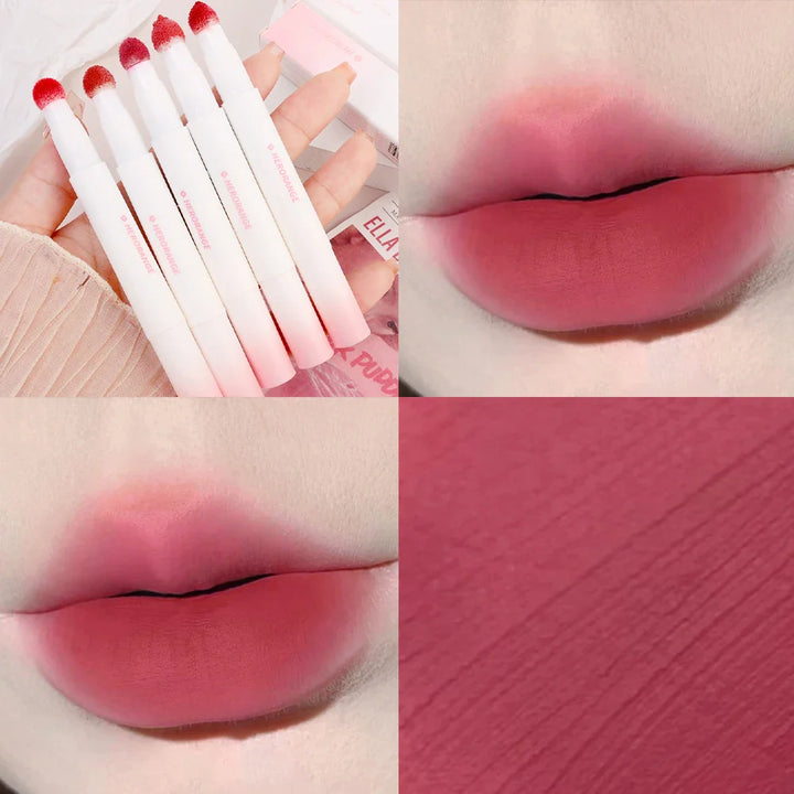 Rynx | Soft Velvet Lip Gloss Nude Matte Liquid Lipstick Waterproof Lip Makeup Pigment Long-lasting Face Cheek Lip Gloss Korean Cosmetics