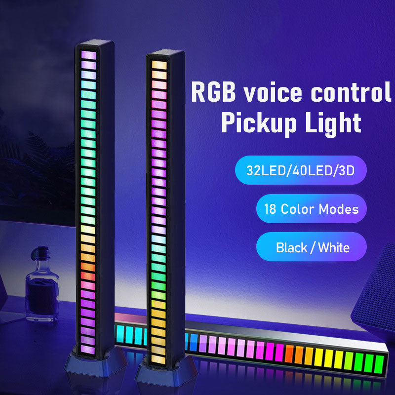 Lisslune | Sound Activated Light Bars LED - Enhance Ambient Room Lighting with Sound Sensitivity