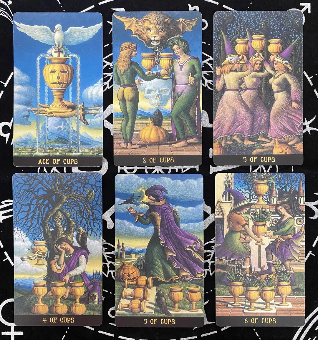 Rynx | 10.3*6cm Jack-O-Lantern Tarot Tarot Deck Card Games 78 Piece Cards