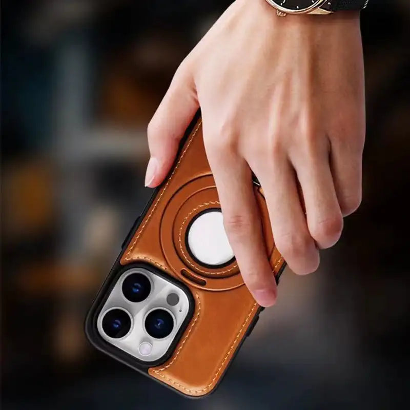 Lisslune | Magnetic iPhone case with invisible ring holder