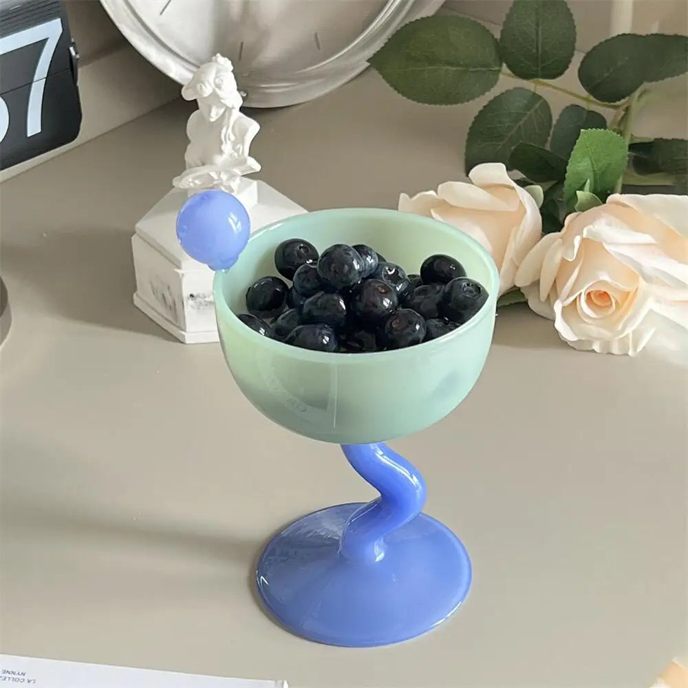 Rynx | irregular lead glass cup high borosilicate drink boiling water glass cocktail champagne cup ice cream milkshake cup