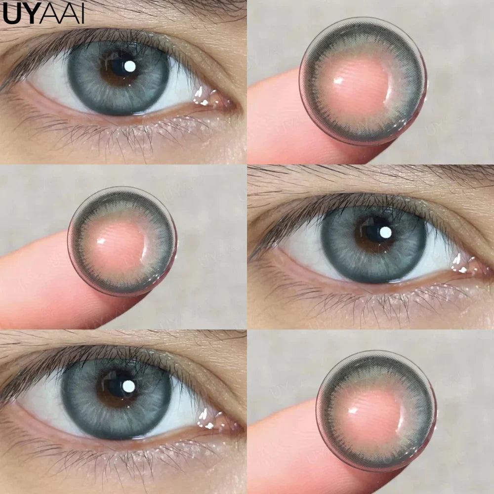 Rynx | 1 Pair Korean Lenses Black Spots Green Lenses Blue Lenses Gray Lenses Brown Lenses Colored Contact Lenses