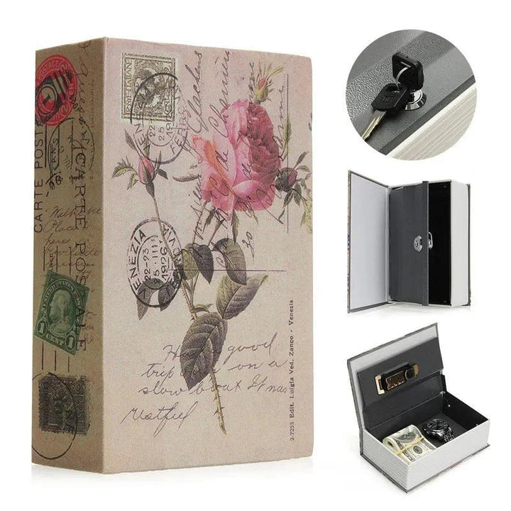 Lisslune | Secret Book Safe with Combination Lock for Hidden Valuable Items