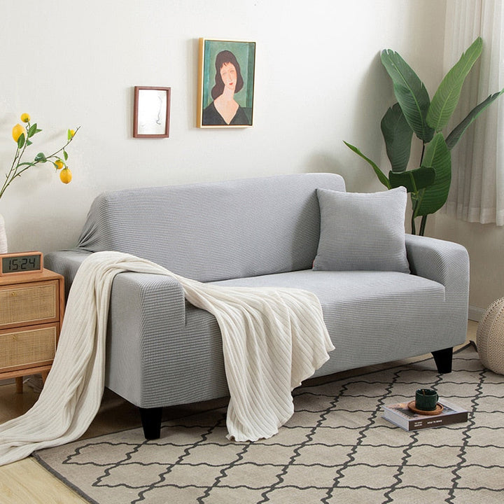 Lisslune | FlexiCover Elastic Sofa Cover – Protection Cover for Corner Sofas and Standard Sofas