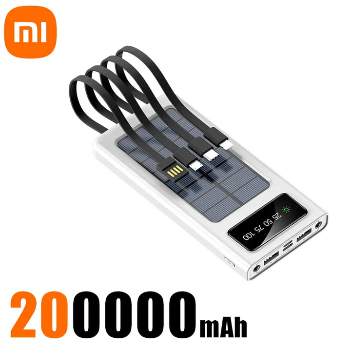 Lisslune | 200000mAh Solar Power Bank