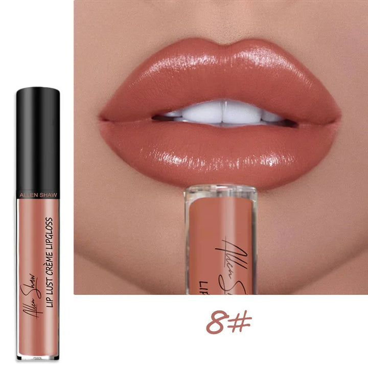 Rynx | 12 Colors Sexy Women's Lipstick Waterproof Long-lasting Moisturizing Lip Gloss Vivid Color Lip Gloss Women's Make-up maquiagem