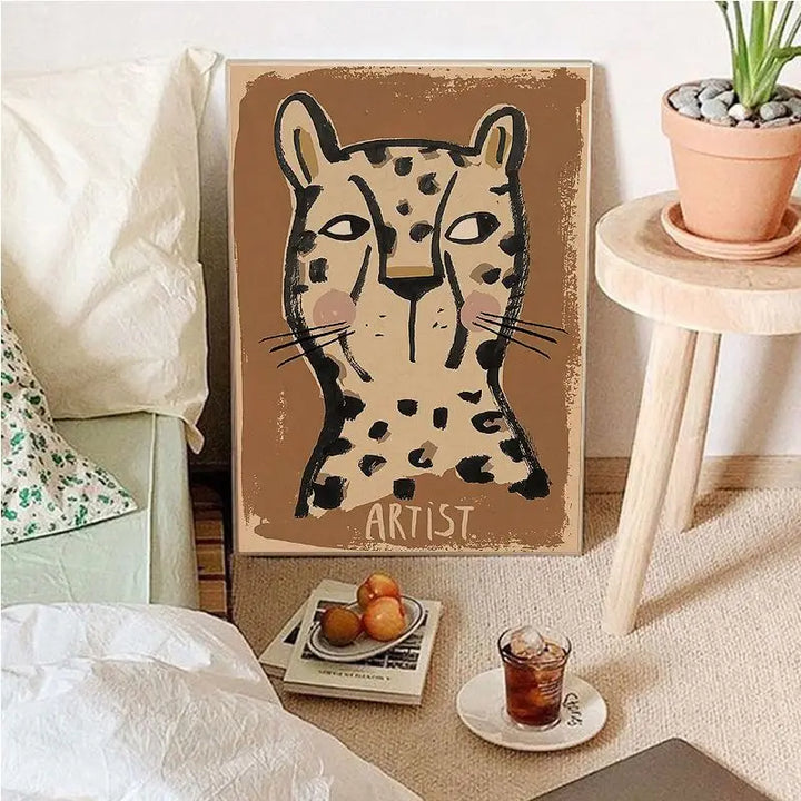 Lisslune | Vintage Cartoon Canvas Art