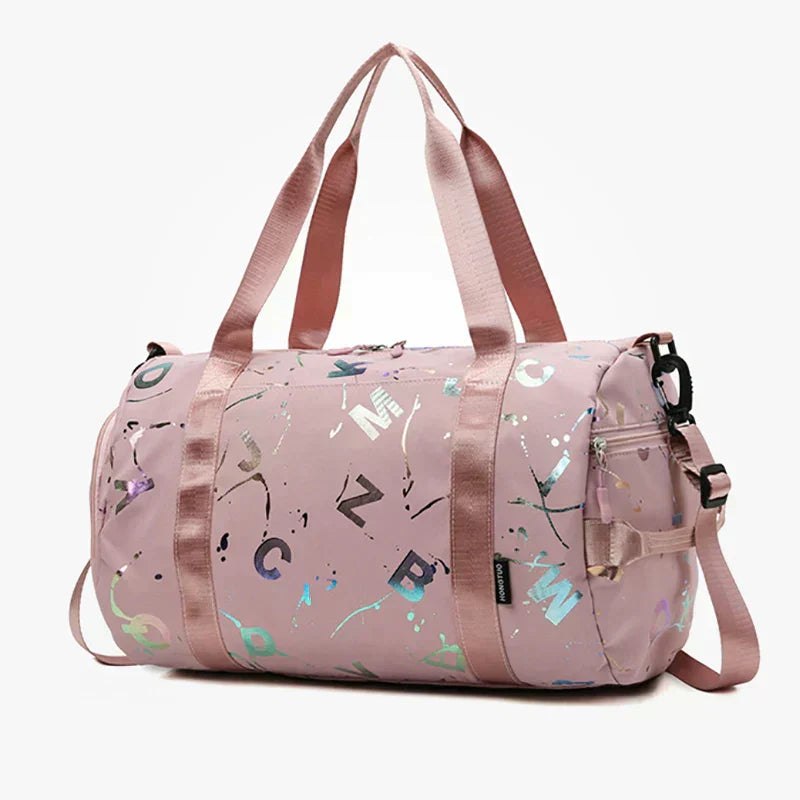 Lisslune | FlexiZen Sports Bag with Shoe Compartment and Stylish Design – Water Repellent