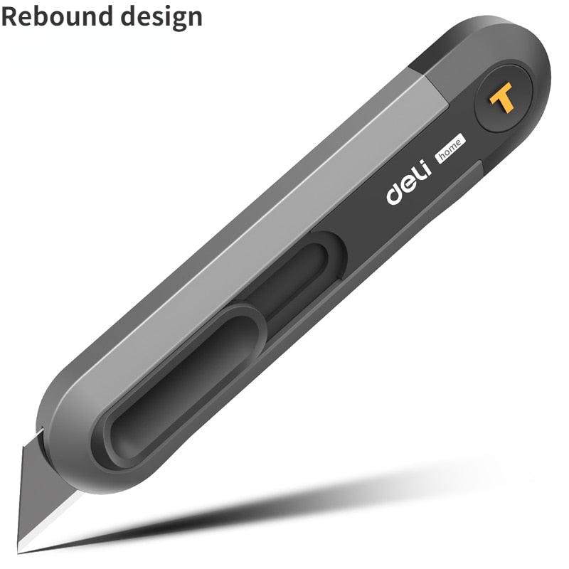 Lisslune | Deli Black SK2 Steel Utility Knife: The ultimate solution for precise cutting