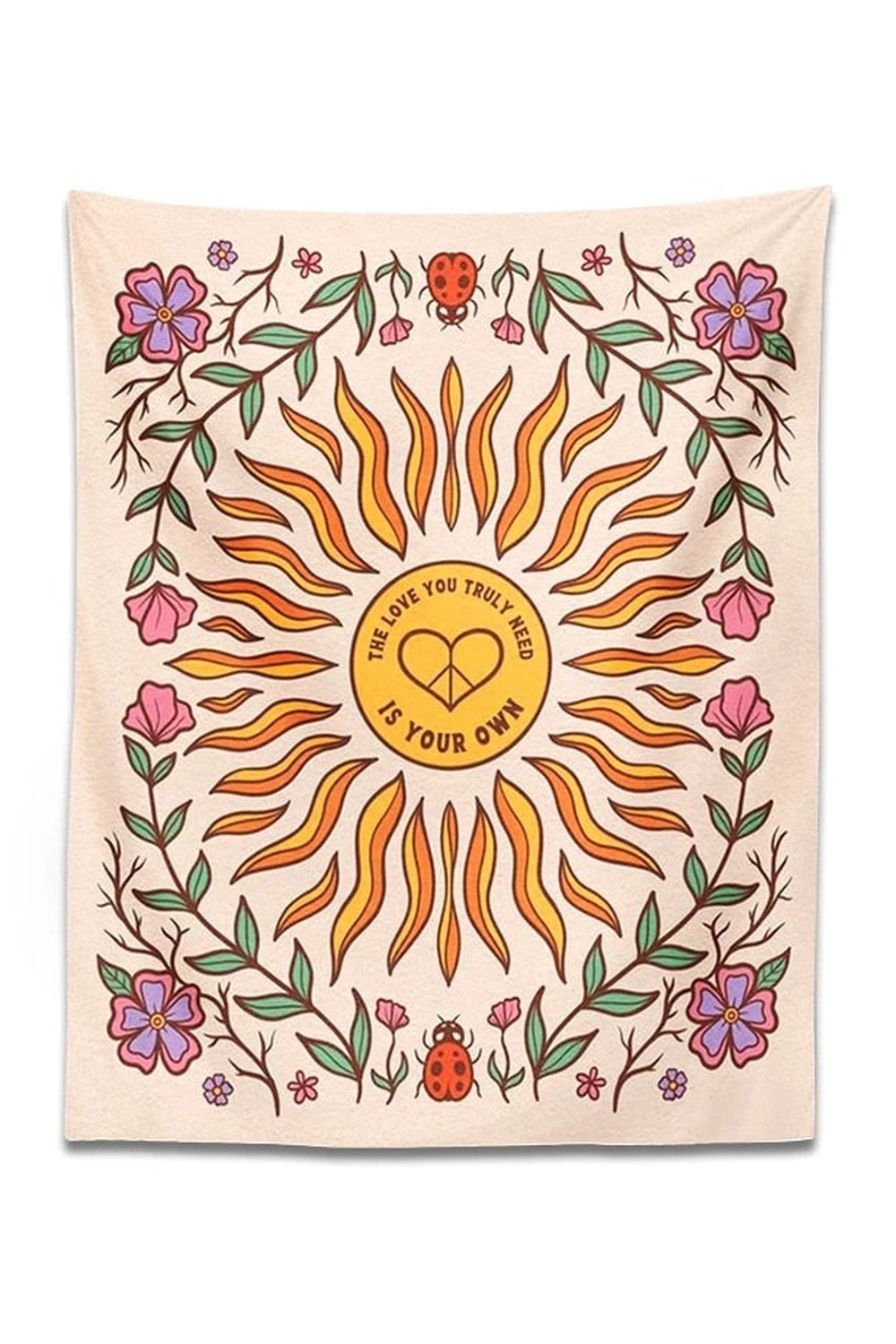 Lisslune | Flower pattern wall tapestry